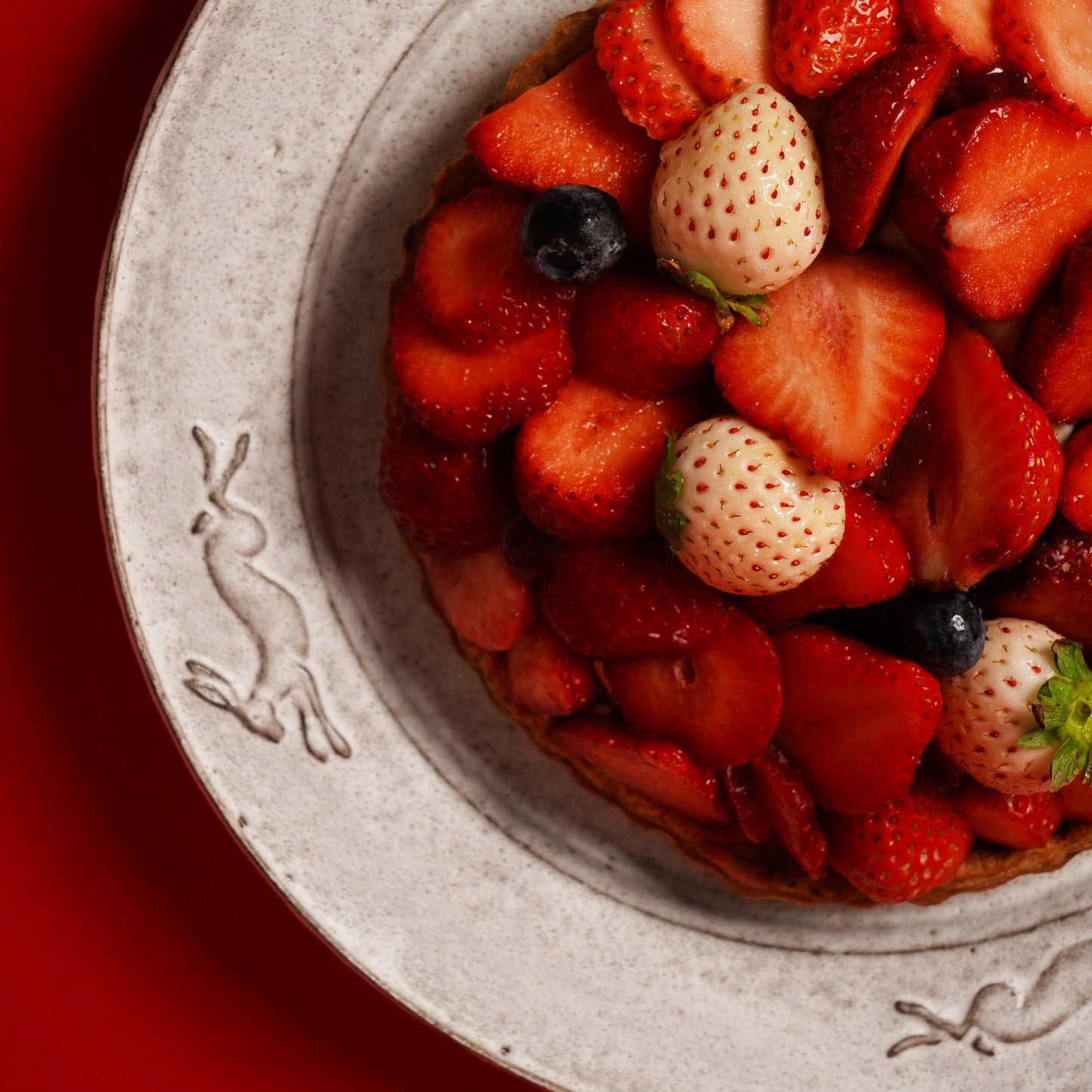 日本草莓純素拿破崙撻 Japanese Strawberry Vegan Mille Feuille Tart