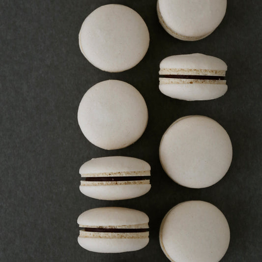 海鹽黑朱古力純素馬卡龍單件裝 Sea Salt Dark Chocolate Vegan Macarons Single Pack