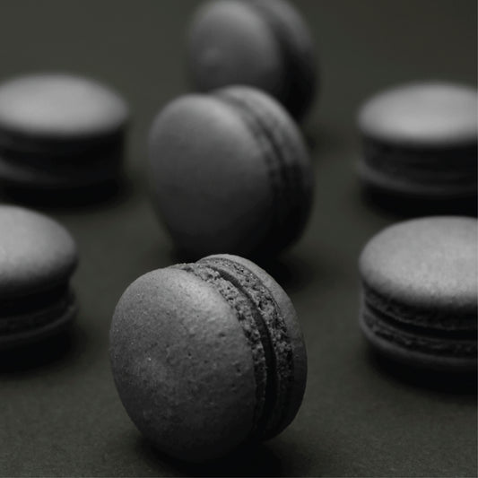 日本特濃黑芝麻純素馬卡龍單件裝 Black Sesame Vegan Macarons Single Pack